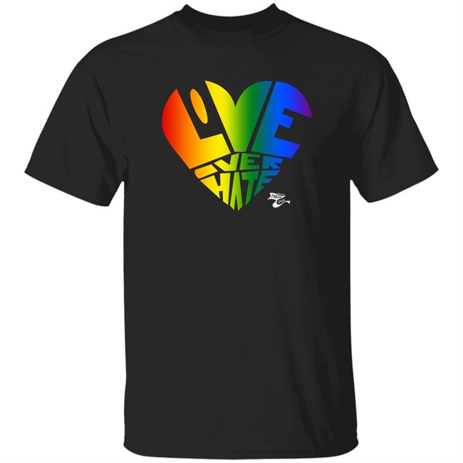 Mimi’S Fresh Tees Merch Pride Love Over Hate Shirt Baonpdx Portland Thorns Fc Mimi’S Fresh Tees Merch Baonpdx Portland Thorns Fc Pride Love Over Hate Shirt
