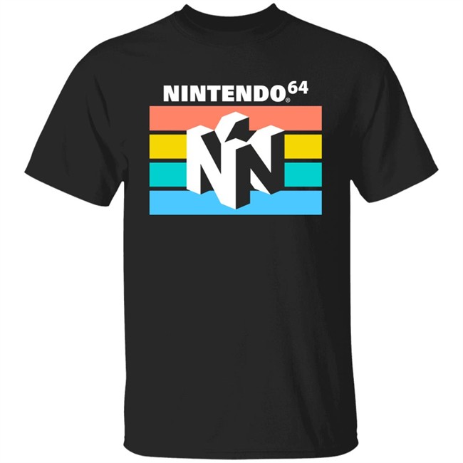Nintendo Classic 64 Striped Shirt Pan-Pizza Toon Slayer Rebel Taxi