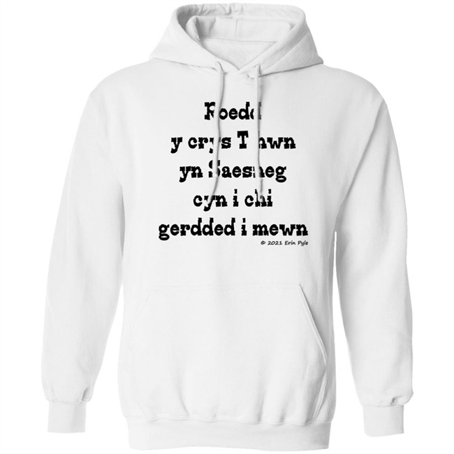 Roedd Y Crys T Hwn Yn Saesneg Cyn I Ti Gerdded I Mewn Erin Pyle Shirt Craig Allman