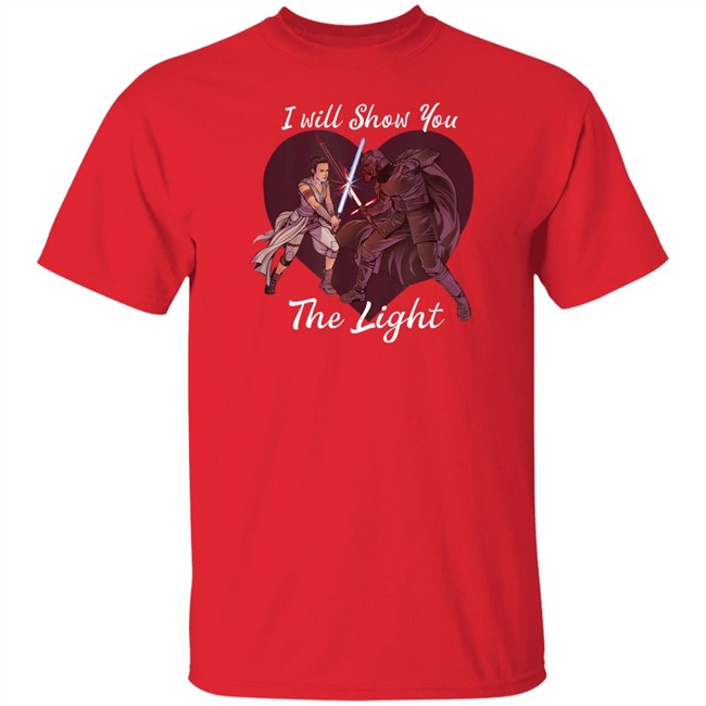 Star Wars Kylo Ren & Rey I Will Show You The Light Shirt