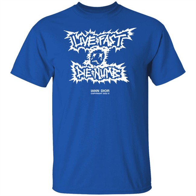 Live Fast Die Numb Vintage Shirt Iann Dior Merch Live Fast Die Numb Vintage Shirt Iann Dior Merch