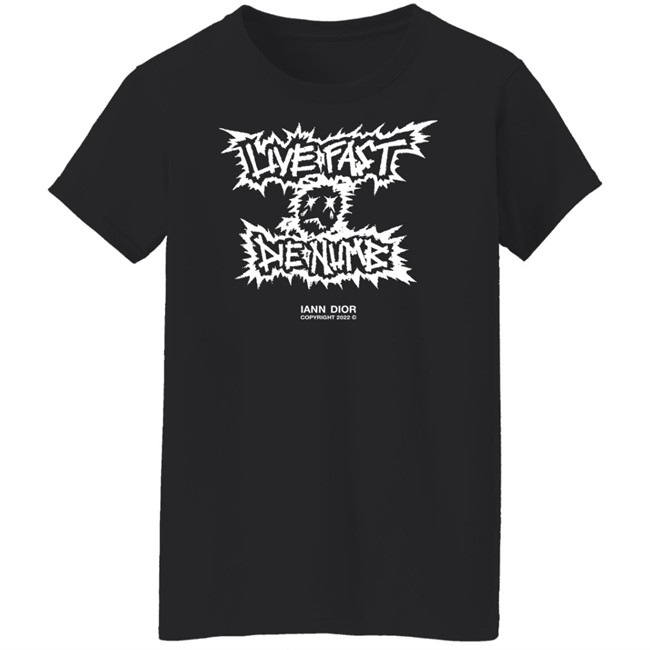 Live Fast Die Numb Vintage Shirt Iann Dior Merch Iann Dior Merch Live Fast Die Numb Vintage Shirt