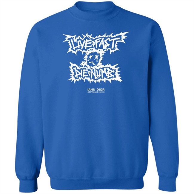 Live Fast Die Numb Vintage Shirt Iann Dior Merch Live Fast Die Numb Vintage Shirt Iann Dior Merch