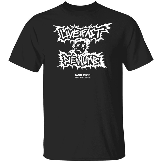 Live Fast Die Numb Vintage Shirt Iann Dior Merch Live Fast Die Numb Vintage Shirt Iann Dior Merch