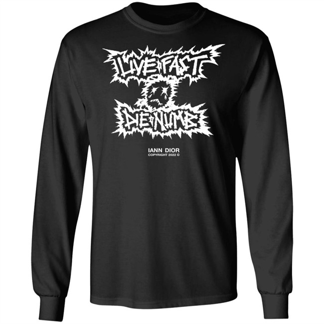Live Fast Die Numb Vintage Shirt Iann Dior Merch Live Fast Die Numb Vintage Shirt Iann Dior Merch