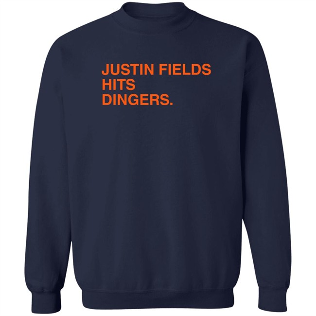 Justin Fields Hits Dingers Shirt Obvious Shirts Merch