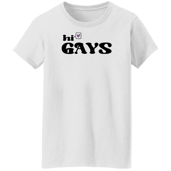 Chrissy Hi Gays Tee Shirt Chrissy Chlapecka Merchandise Chrissy Hi Gays Tee Shirt Chrissy Chlapecka Merchandise