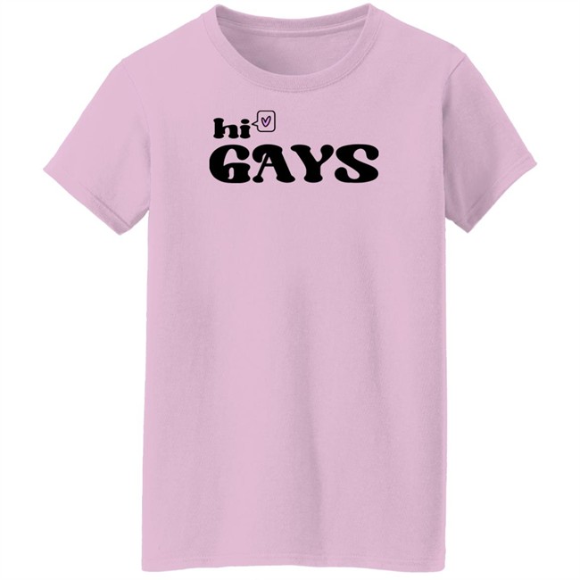 Chrissy Chlapecka Merchandise Chrissy Hi Gays Tee Shirt