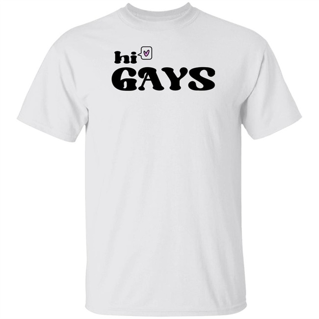 Chrissy Hi Gays Tee Shirt Chrissy Chlapecka Merchandise Chrissy Chlapecka Merchandise Chrissy Hi Gays Tee Shirt