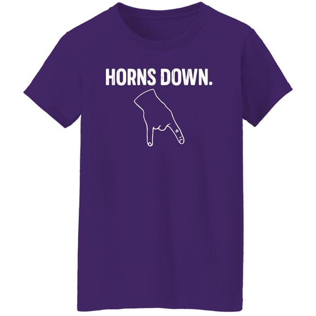 OU Oklahoma Horns Down Shirt Horns Down Shirt Oklahoma OU
