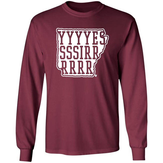 Breakingt Merch Hit That Line AR Coach Sam Pittman Yessir Ark Shirt Breakingt Merch Hit That Line AR Coach Sam Pittman Yessir Ark Shirt