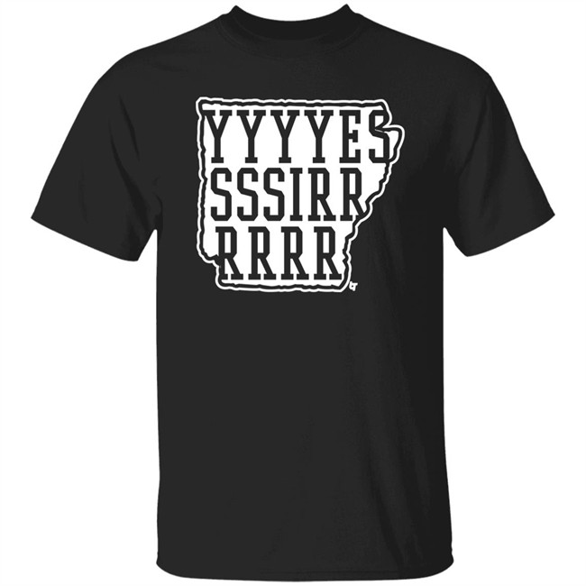 Breakingt Merch Hit That Line AR Coach Sam Pittman Yessir Ark Shirt Hit That Line AR Coach Sam Pittman Breakingt Merch Yessir Ark Shirt