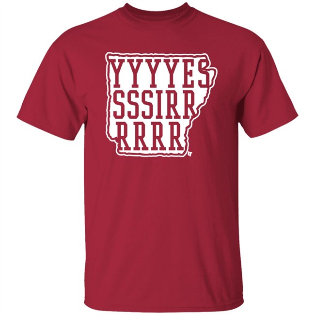 Breakingt Merch Hit That Line AR Coach Sam Pittman Yessir Ark Shirt Hit That Line AR Coach Sam Pittman Yessir Ark Shirt Breakingt Merch