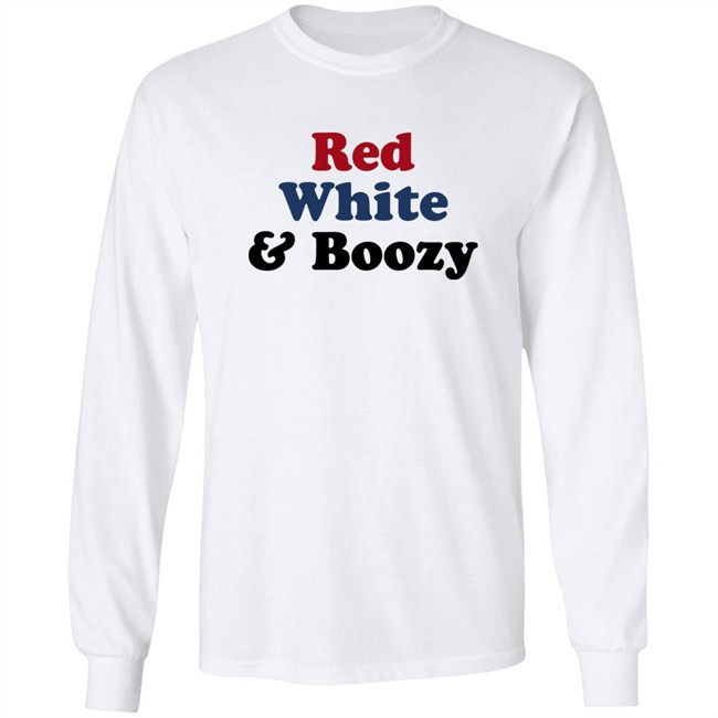 Red White Boozy Shirt Gisele Barreto Fetterman Red White Boozy Shirt Gisele Barreto Fetterman