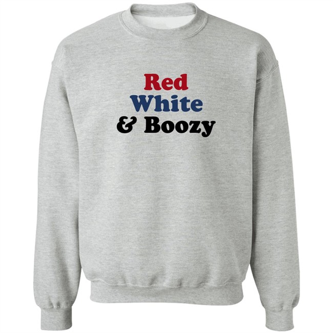 Red White Boozy Shirt Gisele Barreto Fetterman