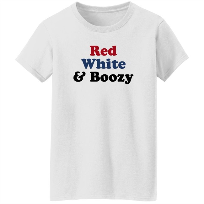 Red White Boozy Shirt Gisele Barreto Fetterman Red White Boozy Shirt Gisele Barreto Fetterman