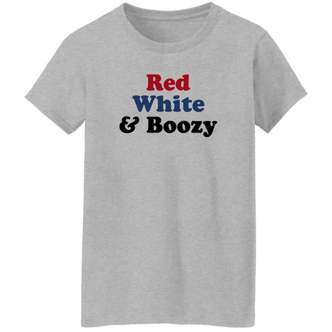 Red White Boozy Shirt Gisele Barreto Fetterman Red White Boozy Shirt Gisele Barreto Fetterman
