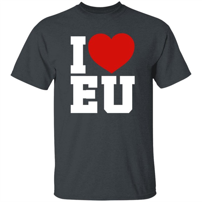 Pride Parade I Love Eu T Shirt Ukraine