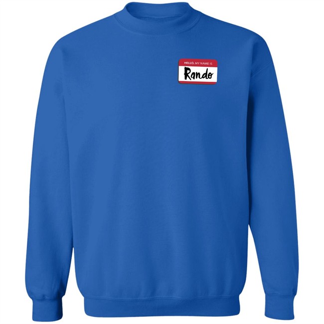 Popcorned Planet Hello My Name Is Rando T Shirt Popcorned Planet Merch