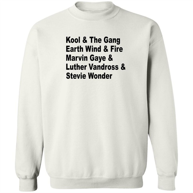 Kool The Gang Earth Wind Fire Marvin Gaye Luther Vandross Stevie Wonder Shirt Kool The Gang Earth Wind Fire Marvin Gaye Luther Vandross Stevie Wonder Shirt