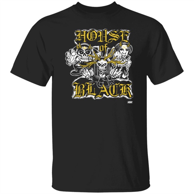 Jay 'Christian' Reso All Elite Wrestling Merchandise House Of Black T Shirt House Of Black T Shirt Jay 'Christian' Reso All Elite Wrestling Merchandise