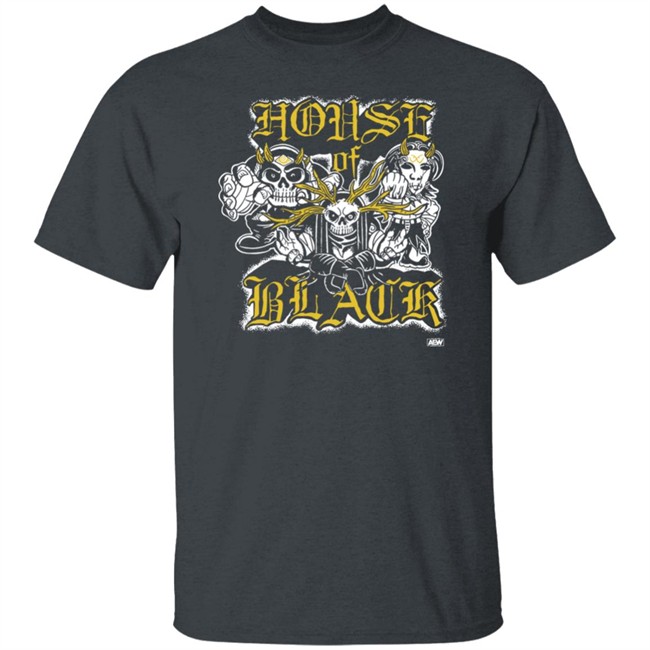 Jay 'Christian' Reso All Elite Wrestling Merchandise House Of Black T Shirt House Of Black T Shirt Jay 'Christian' Reso All Elite Wrestling Merchandise
