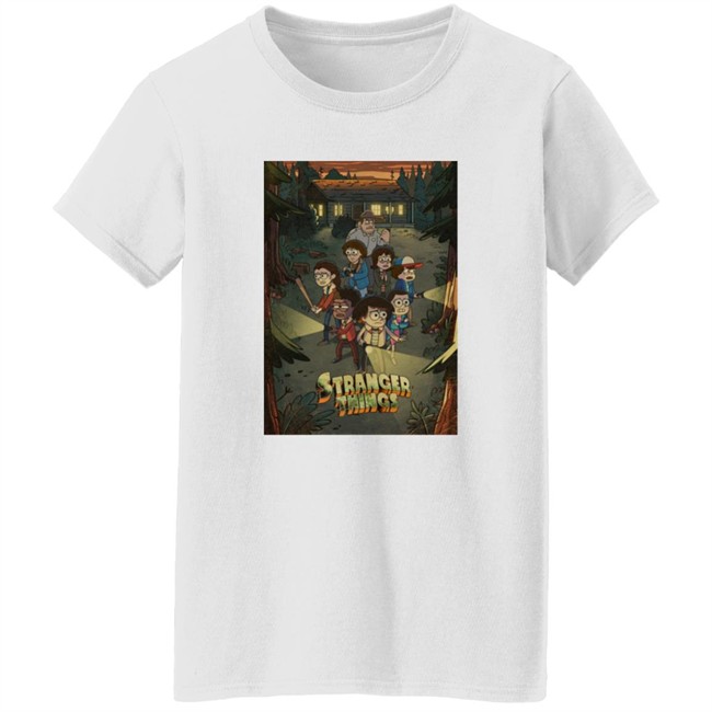 Stranger Things Brasil Maik Check Stranger Things X Gravity Falls Shirt