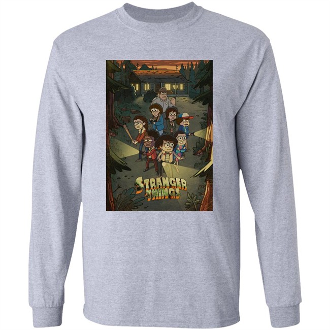 Stranger Things Brasil Stranger Things X Gravity Falls Shirt Maik Check Maik Check Stranger Things Brasil Stranger Things X Gravity Falls Shirt
