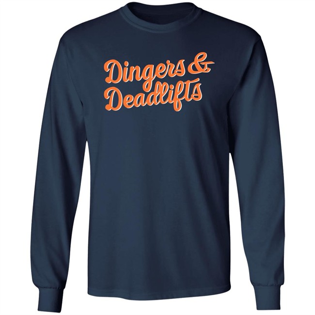 Zazzle Merch Dingers And Deadlifts Long Sleeve SF Giants on NBCS Dingers And Deadlifts Long Sleeve SF Giants on NBCS Zazzle Merch