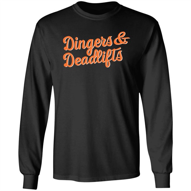 Zazzle Merch Dingers And Deadlifts Long Sleeve SF Giants on NBCS Dingers And Deadlifts Long Sleeve Zazzle Merch SF Giants on NBCS