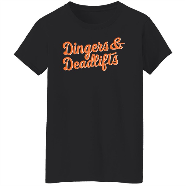Dingers And Deadlifts Long Sleeve SF Giants on NBCS Zazzle Merch