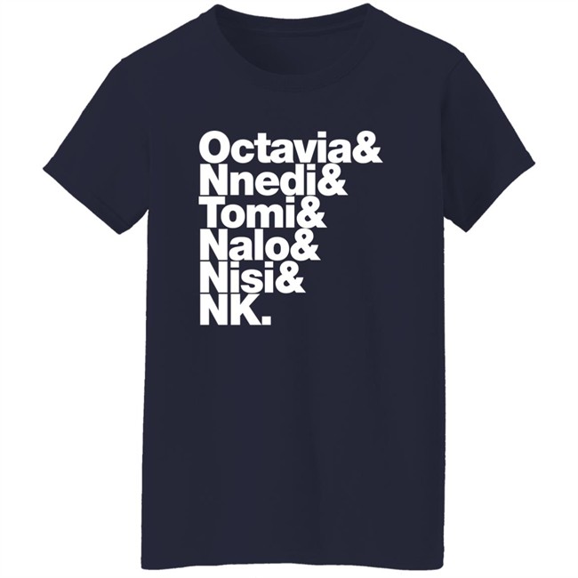 Octavia Nnedi Tomi Nalo Nisi Nk Shirt Gareth L Powell Sistah Scifi Merch
