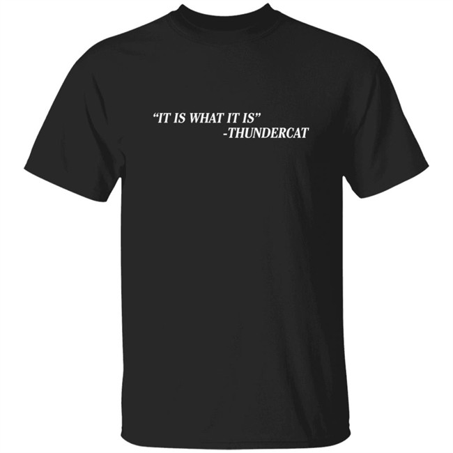 Thundercat Merch Brainfeeder It Is What It Is Thundercat Shirt