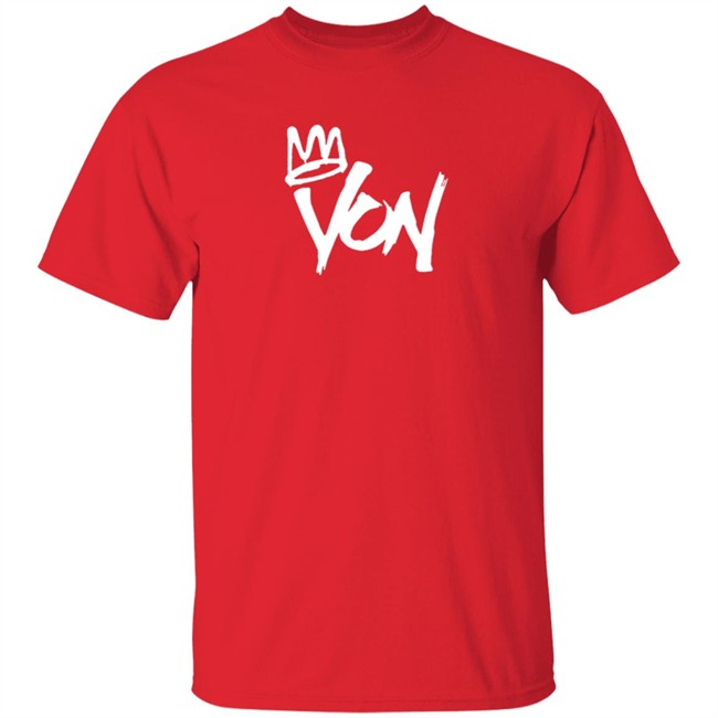 King Von Merch Von Shirt Red