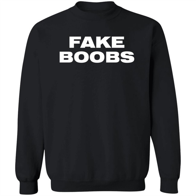 Lizo Merch Fake Boobs Black Sweatshirt
