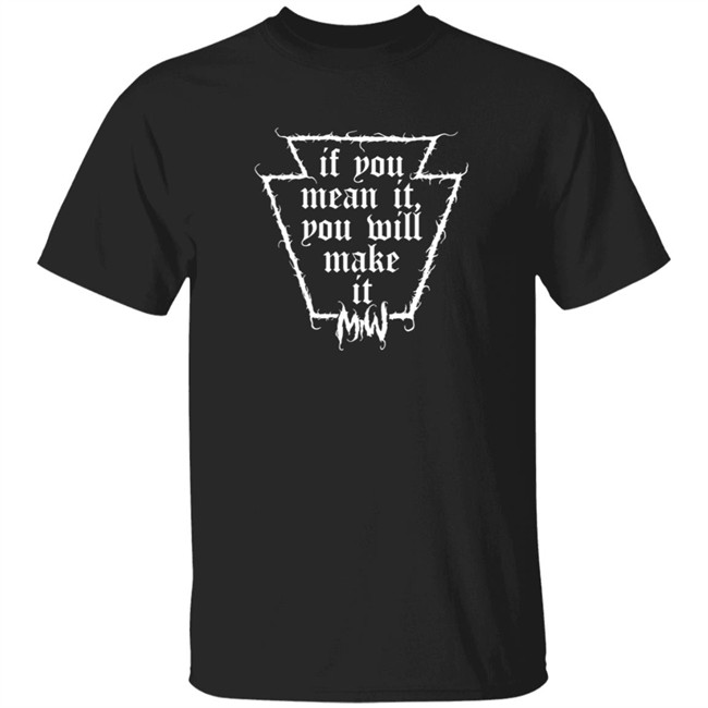 Motionless In White Merch Keystone Logo Tee Shirt
