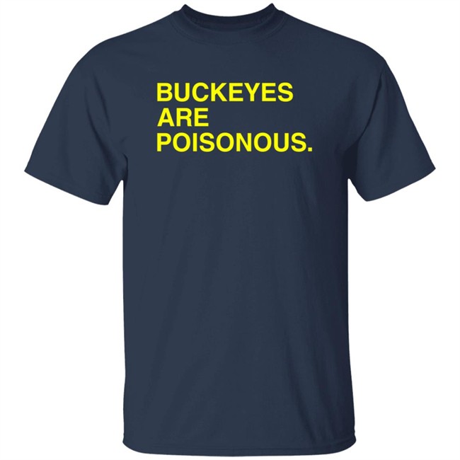 Obvious Shirts Buckeyes Are Poisonous Shirt