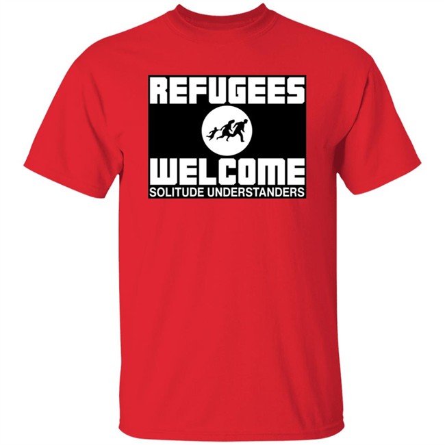Mr Michael Smiley National T Shirt Day Refugees Welcome Solitude Understanders Shirt