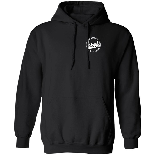 Kallmekris Merch KMK Round Logo Hoodie Black