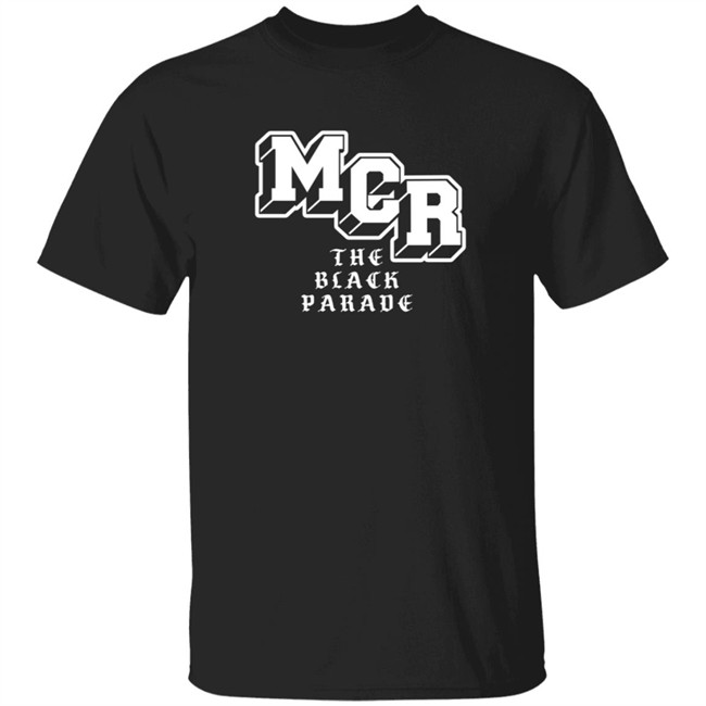 My Chemical Romance Merch My Chemical Romance Block Parade Text T Shirt