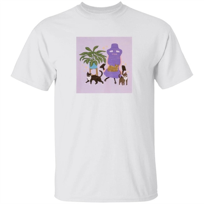Lilsimsie Merch Cat Pajama Shirt