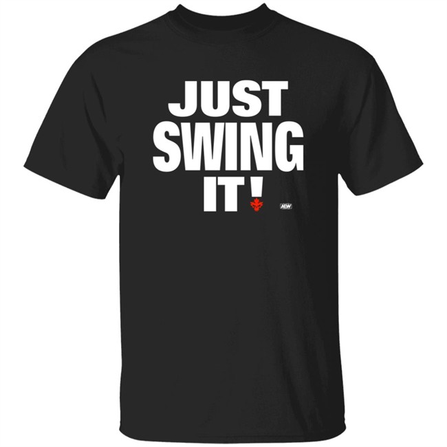 Shop AEW All Elite Wrestling Shawn Spears Just Swing It Shirt