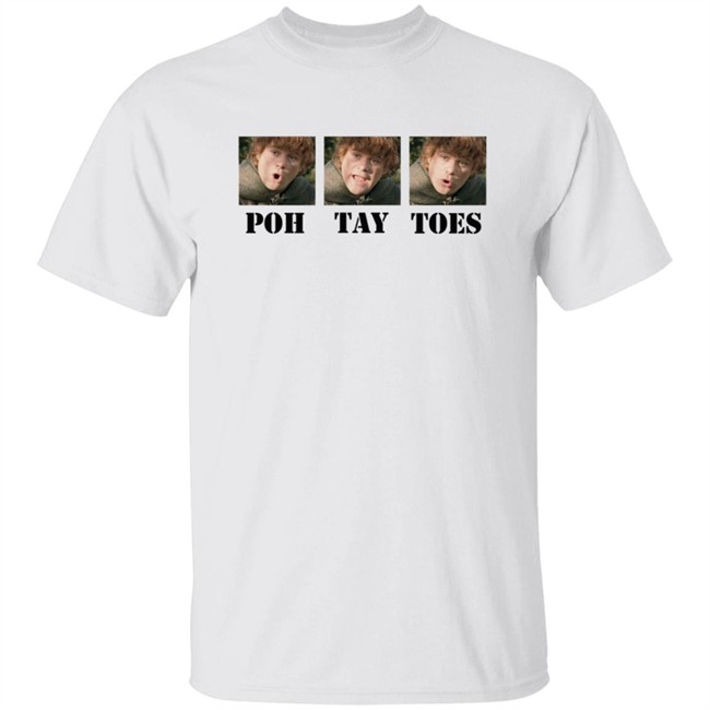 Kate Herron Lord Of The Rings Potatoes Samwise Gamgee Lotr Frodo T Shirt Poh Tay Toes