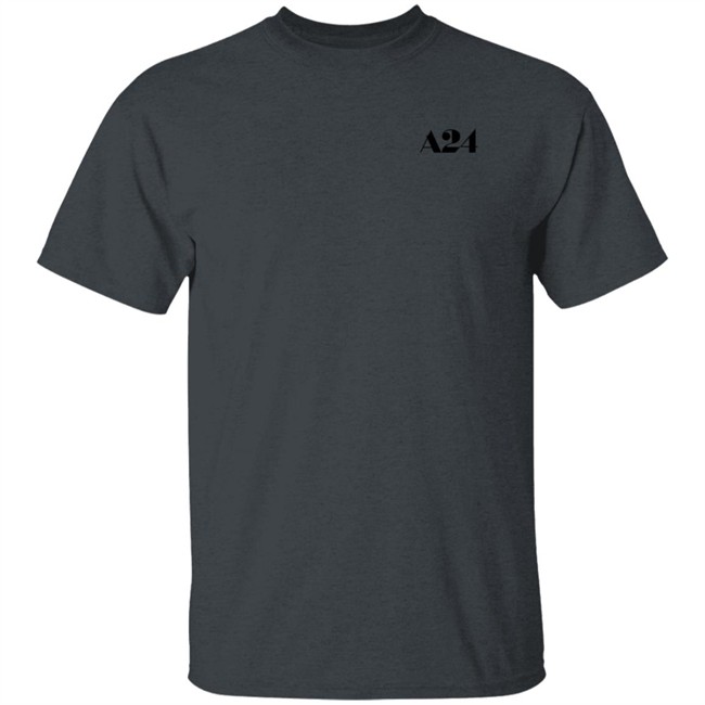 A24 Merch A24 Grey Logo Shirt