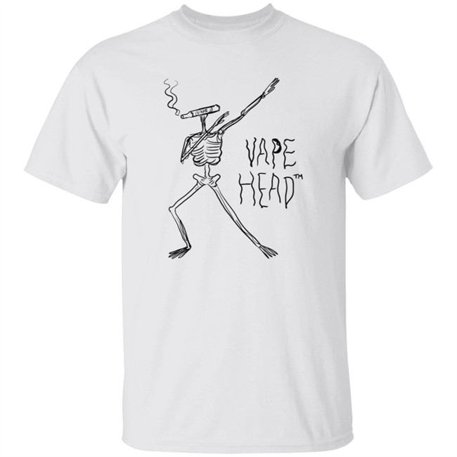 Jenn Woodall Working On Space Trash Vape Head Shirt