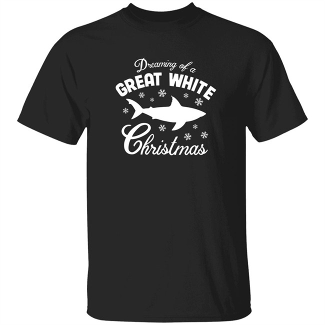 Nigel K Ocearch Dreaming Of A Great White Shark Christmas Shirt