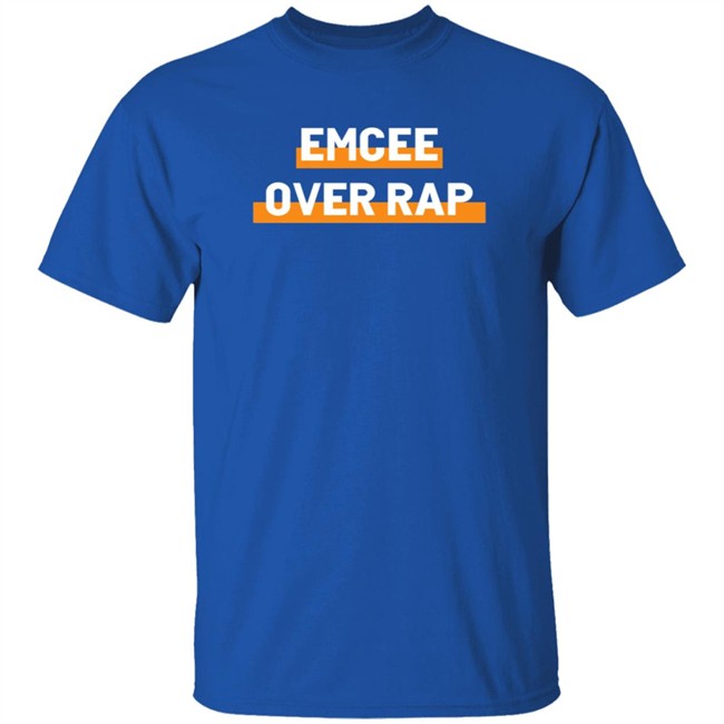 Out Da Box Media Merch Emcee Over Rap Tee Shirt Out Da Box Media Merch Emcee Over Rap Tee Shirt