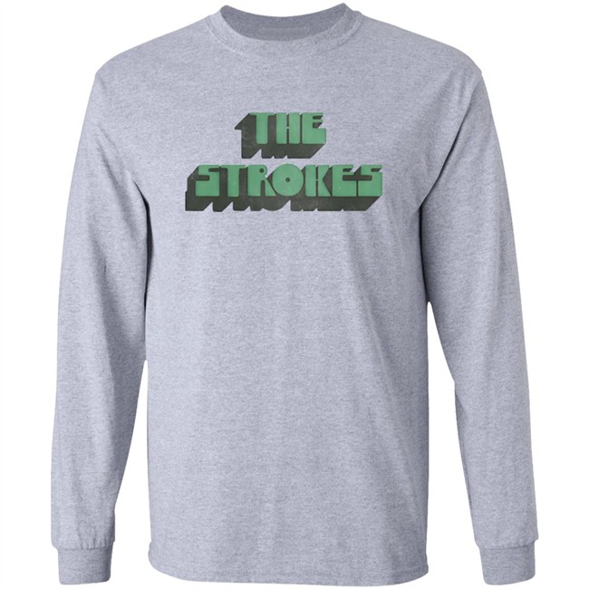 The Strokes Merch The Strokes Vintage Text T Shirt