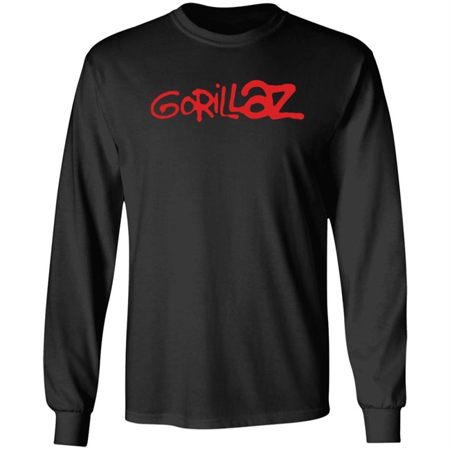 Gorillaz Merch Graffiti Logo Shirt Gorillaz Shirt