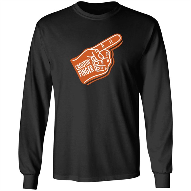 Barstool Sports Barstool U Crootin Finger Shirt